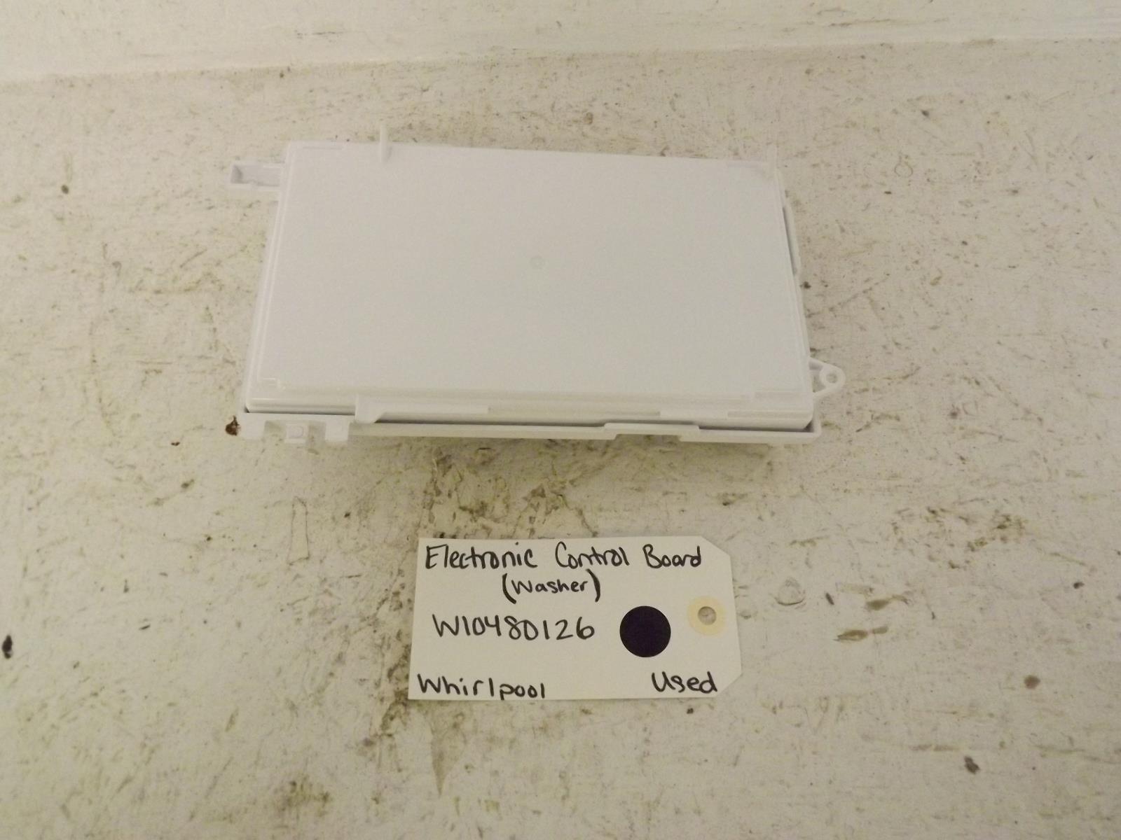 Whirlpool Washer W10480126 Electronic Control Board Used Whirlpool Washer W10480126 Electronic Control Board Used